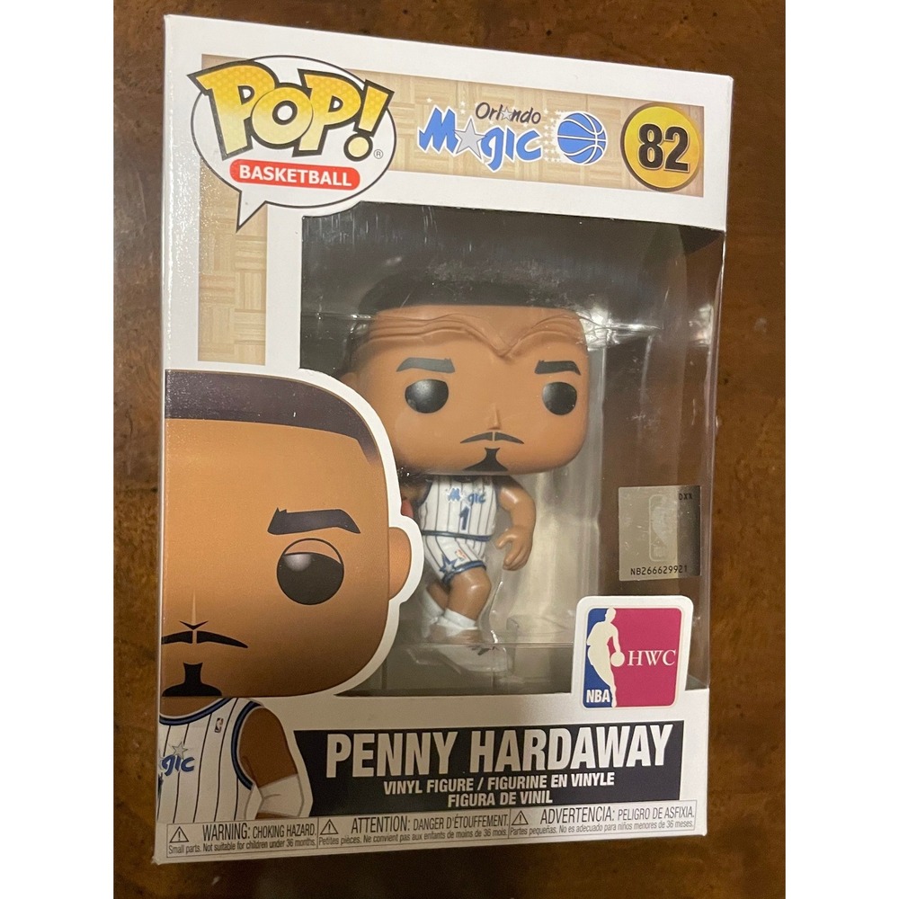 Funko Pop NBA Hardwood Classics Penny Hardaway Orlando Magic #82 Vinyl Figure